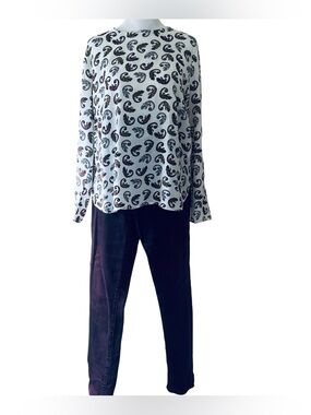 👚👖Deal office chicTreasure & Bond Nordstrom 
Burgundy II Size 14+ H&M top
